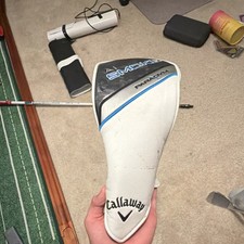 Callaway Ai Smoke Paradym Driver Head Cover White Blue Black Golf Club Accessory