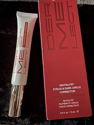 NIB Skincare Dermelect Revitalite Professional Eyelid Dark Circle Corrector .5oz