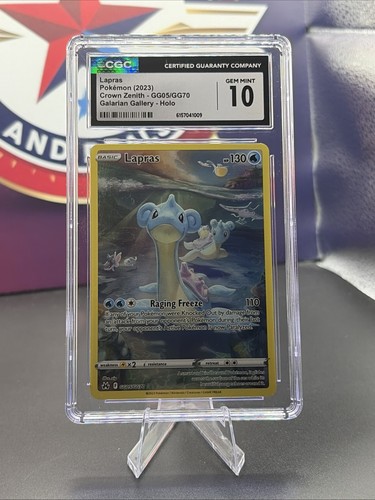Lapras graded CGC 10 for sale on eBay