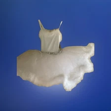 Revolution Dancewear Girls One Piece White Full Tutu Rhinestones / Childs Medium