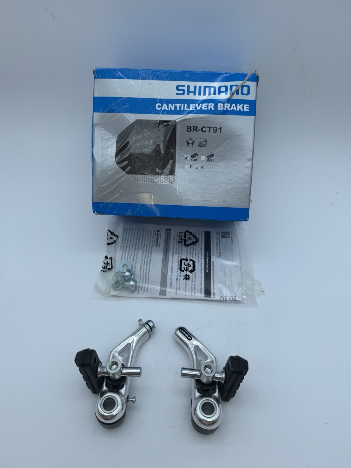 Shimano Cantilever Rim Brake BR-CT91 - Rear - Silver - S50T