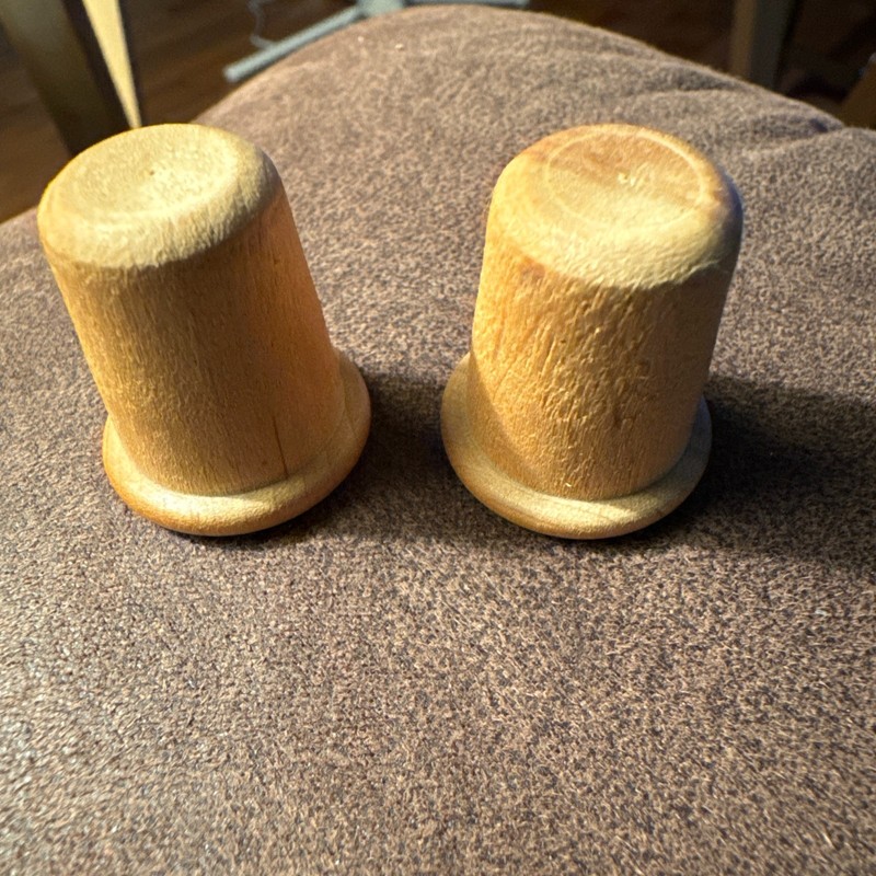 Vintage Wooden Thimbles