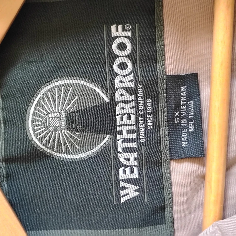 Weather proof rain proof big mans jacket vintage must for winter comfy size 5X - Image 4 of 4