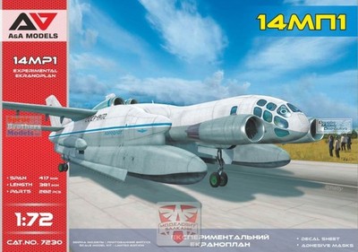 MDVAAM72030 1:72 Modelsvit A&A Models VV-14 14MP1 Experimental Ekranoplan