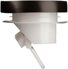 White Odor Proof Shower Floor Drain Backflow Preventer Drain Stopper One Way ...