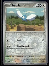 Swablu 152/182 Common Paradox Rift Pokemon Reverse Holo Lightly Played