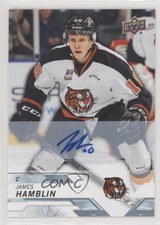 2018-19 Upper Deck CHL Auto James Hamblin #92 Auto lt5