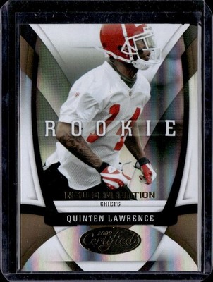 2009 Donruss Certified New Generation Quinten Lawrence Rookie /25