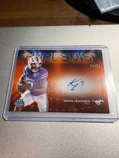 2025 Bowman U Chrome Kevin Jennings SMU Campus Visit Autograph Orange #d 9/25