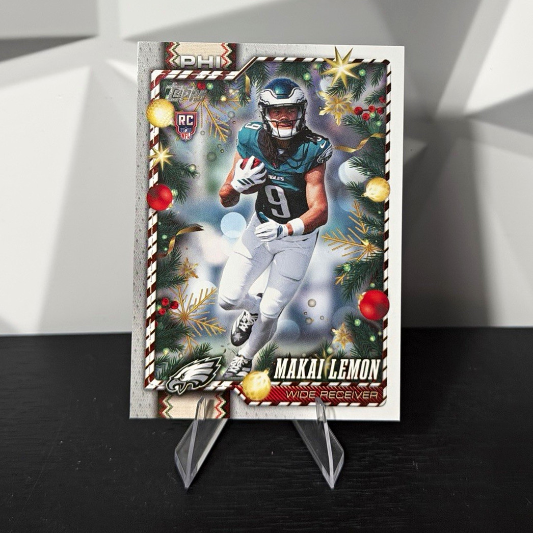 Topps Holiday Makai Lemon Philadelphia Eagles Rookie #169 2026
