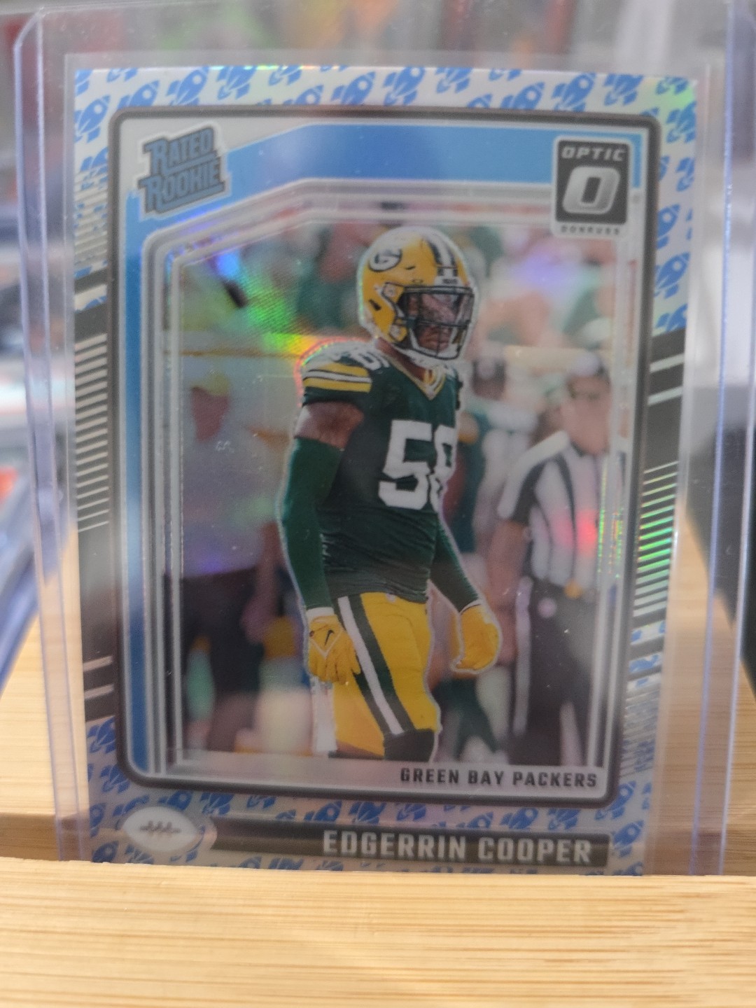 2024 Panini Optic Football Edgerrin Cooper Rated Rookie Rocket Emoji #231 SSP 🔥