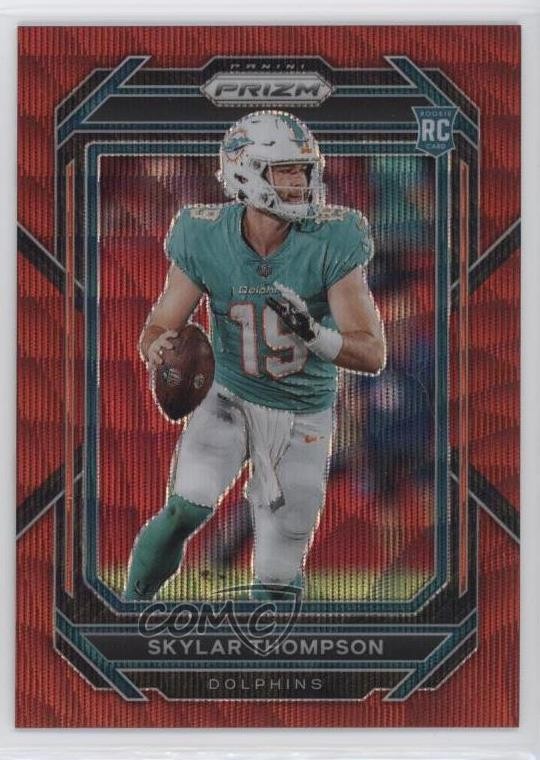 2022 Panini Prizm Rookies Red Wave Prizm /149 Skylar Thompson #354 Rookie RC