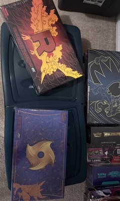 Team Rocket's Moltres ex Ultra-Premium Collection 3 items/ 1 of each 