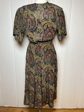 Vintage 1990s Silk Outfit Skirt And Blouse Alfred Sung Top Sz 2 Skirt Sz 4 