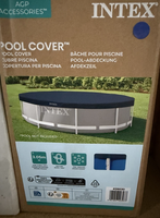 Intex Pool Abdeckung Abdeckplane Ø 305 Cm NEU Rund Frame Pools Poolabdeckplane