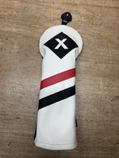 Majek Red White Black Fairway Wood Headcover Adjustable Tags Misc 3