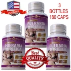 3 X PURE PUERARIA MIRIFICA CAPSULES  SUPPLEMENT 60 PILLS 5000mg Exp Date 01/2028