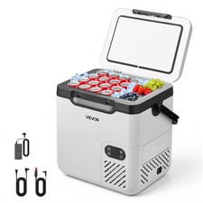 VEVOR Kompressor Kühlbox 18L Autokühlschrank Elektrisch Tragbar 12/24V Camping