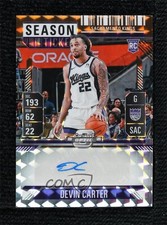 2024-25 Mosaic Rookie Season Ticket Bronze Prizm 57/75 Devin Carter Auto 04qn