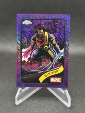 2025 Topps Chrome Marvel Bishop #197 Purple Shimmer Refractor - /75 NM