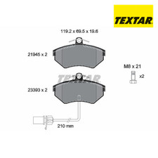 Plaquette de frein Skoda 1050