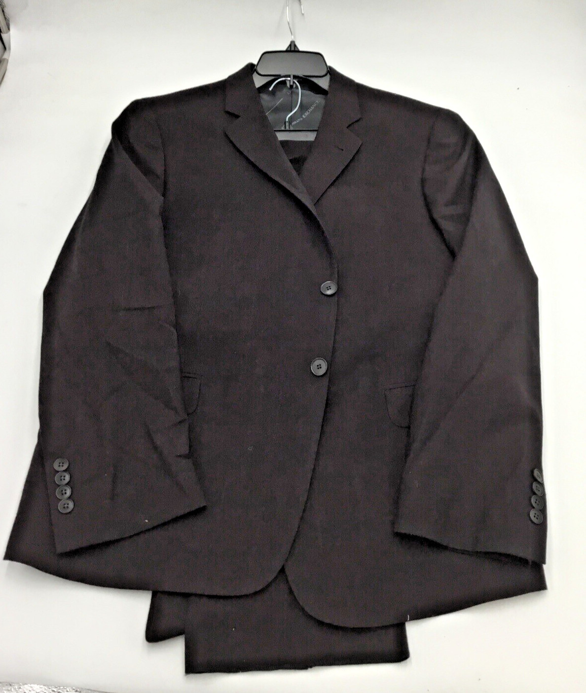Armani Exchange MenS Slim-Fit Superfine Wool Suit Burgundy 48 LONG 42W 45990₽