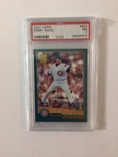 PSA 7 2001 Topps #623 Kerry Wood Cubs