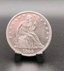 1844 Seated Liberty Half Dollar Extra Fine (XF+) Condition