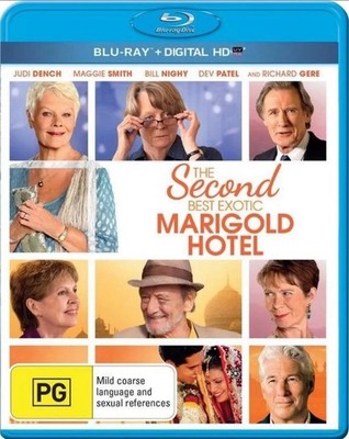 The Second Best Exotic Marigold Hotel Blu-Ray Judi Dench Region B New Sealed