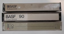 Lot of 3 BASF HQ Recordable Cassettes