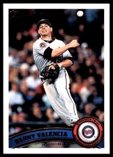 Danny Valencia 2011 Topps #390 Twins MLB READ FREE SHIPPING AutographDen