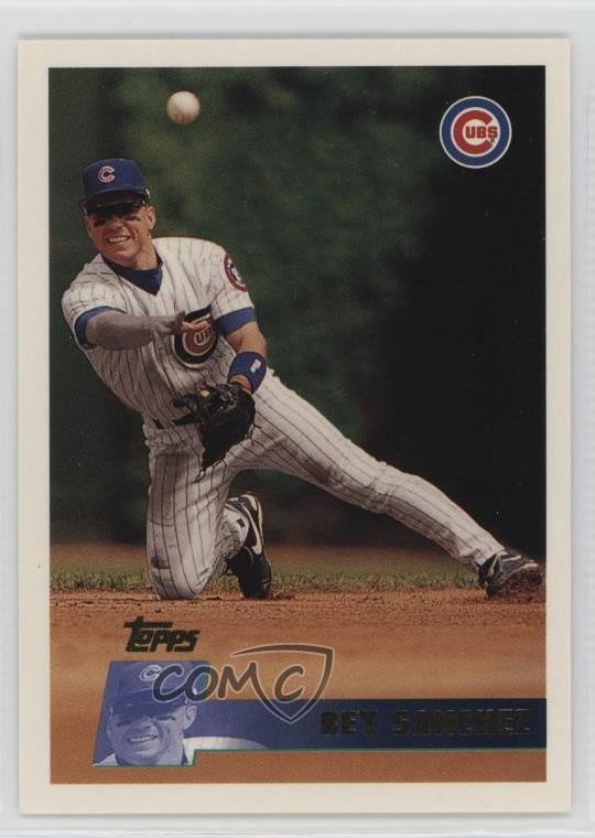 1996 Topps Rey Sanchez #287 11pj