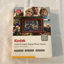 Kodak G240 Red Portable Digital Photo Viewer 2.4" TFT LCD Display G 240 View NEW