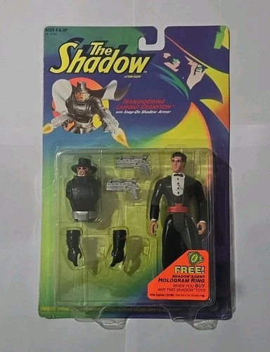 The Shadow Lamont Cranston Action Figure – Kenner 1994 – New - Vintage