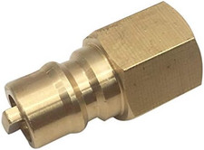 Propane Brass Quick Connect Fitting Adapter Female Plug X 3/8' NPT for RV BBQ