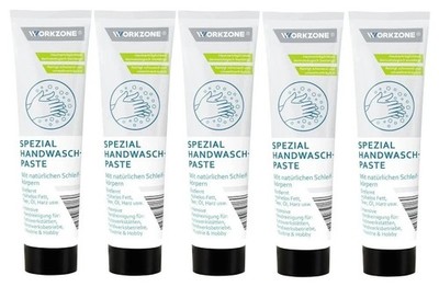Workzone Spezial Handwaschpaste Reiniger Industrie Garten Hobby Kfz 5 x 300 ml