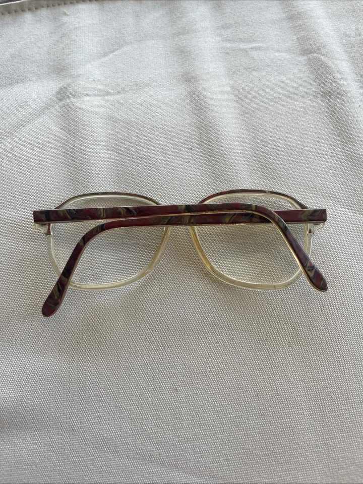 marco gafas borgoña vintage 53-16-140140mm B904 Foto 2 de 4