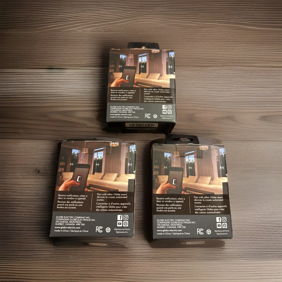 NEW-Globe Electric 50274 Wireless Smart Home Door / Window Sensor - White (3QTY) - Image 3 of 4