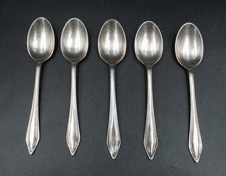 5x 1931 ARTHUR PRICE & CO Birm. 925 SILVER Hallmarked Coffee Spoons 57.6g H67