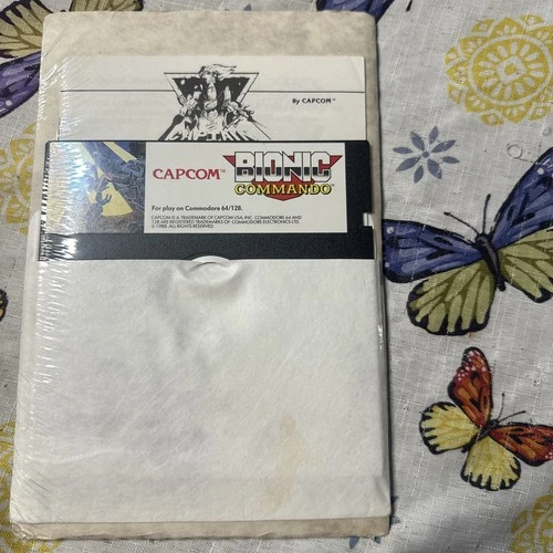 New ListingSealed BIONIC COMMANDO by Capcom Commodore 64 /128 5.25” Floppy Game