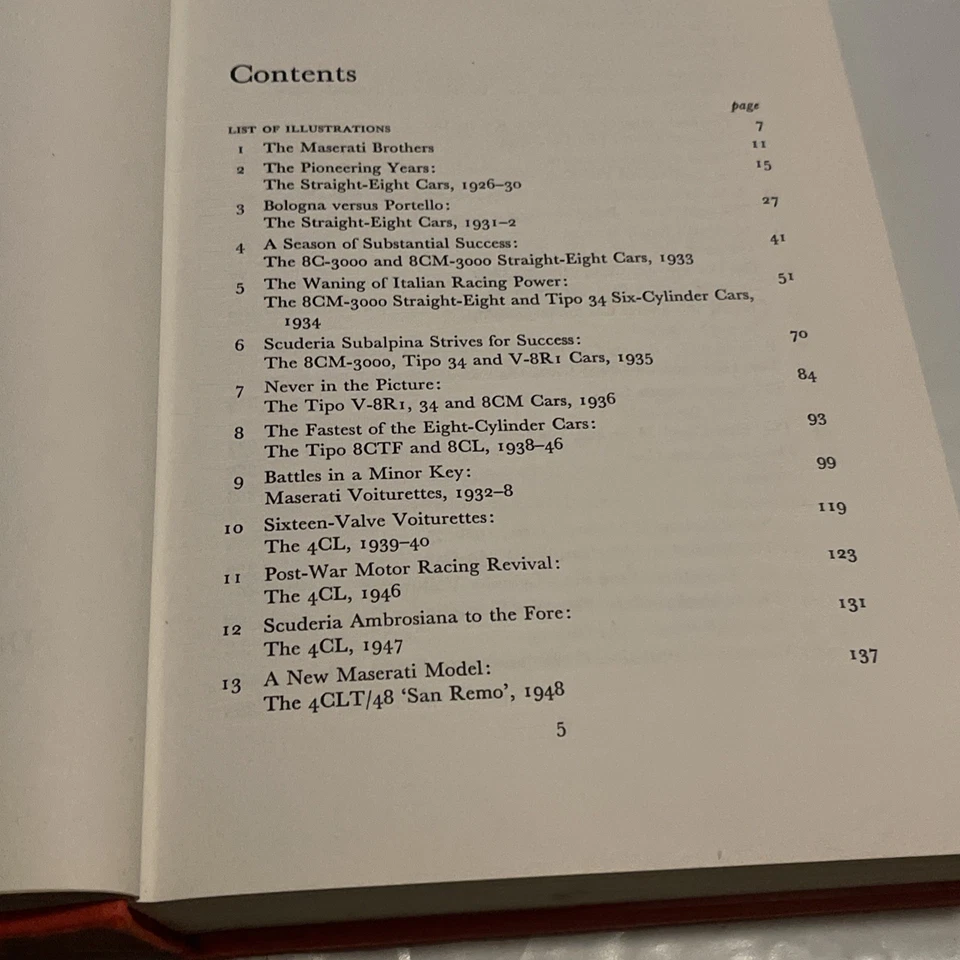 Maserati: a History, Anthony Pritchard. 1976 1st Edition. Illustrated Good Con - Image 4 of 4