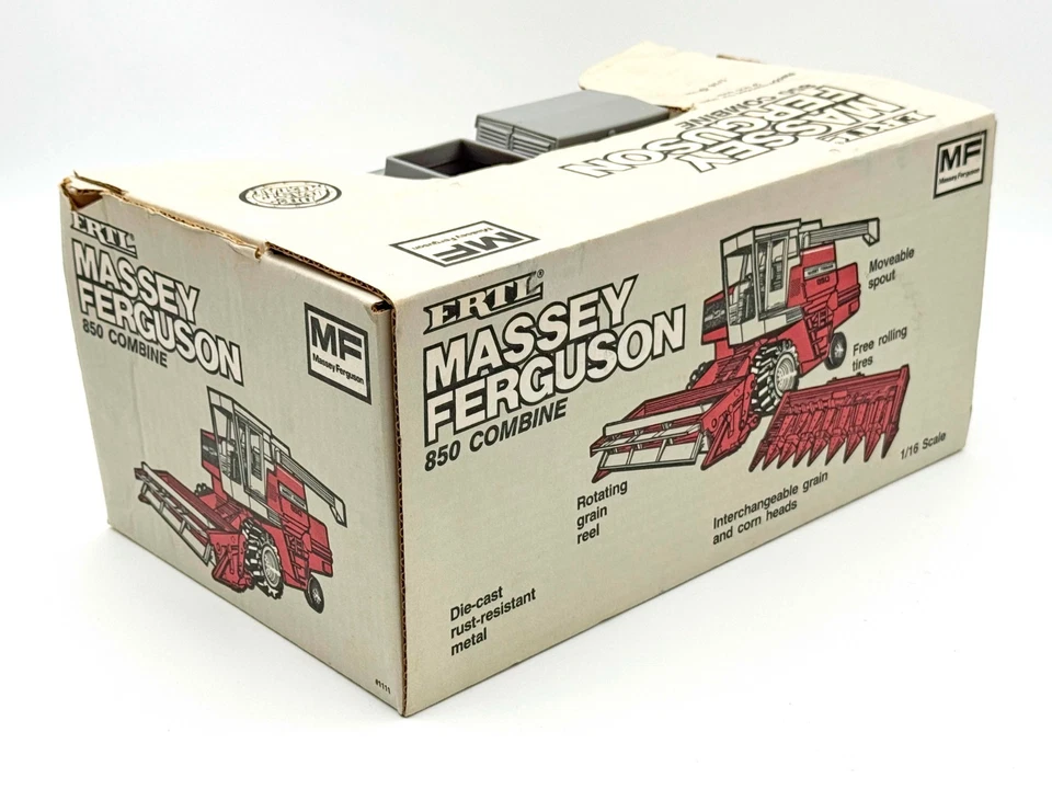 1/16 Massey Ferguson 850 Combine With 2 Heads - Image 3 of 3
