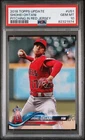 2018 TOPPS UPDATE SHOHEI OHTANI #US1 PITCHING RED JERSEY ROOKIE GEM MINT PSA 10