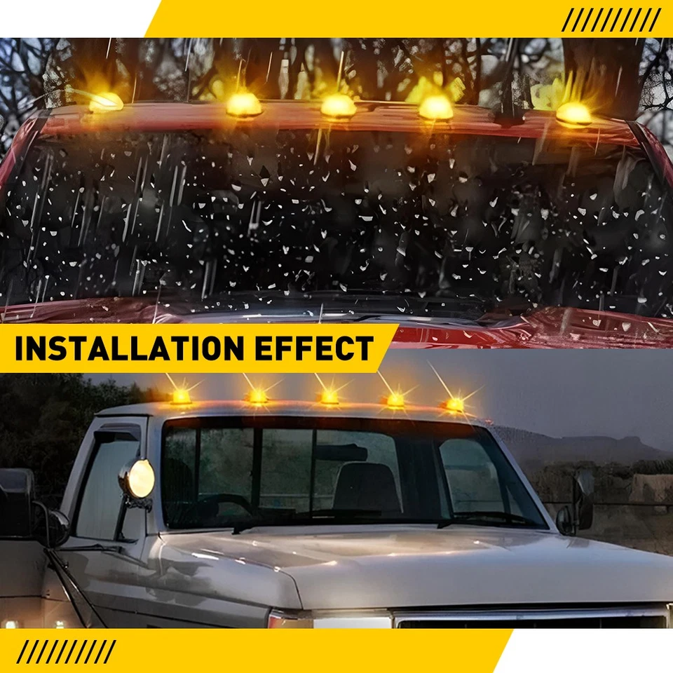 Cabina de techo 16 LED ahumada para marcador de luz 2500 Dodge RAM 1500 3500 5 un. Foto 4 de 4