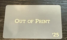 $25 Out Of print Gift card 