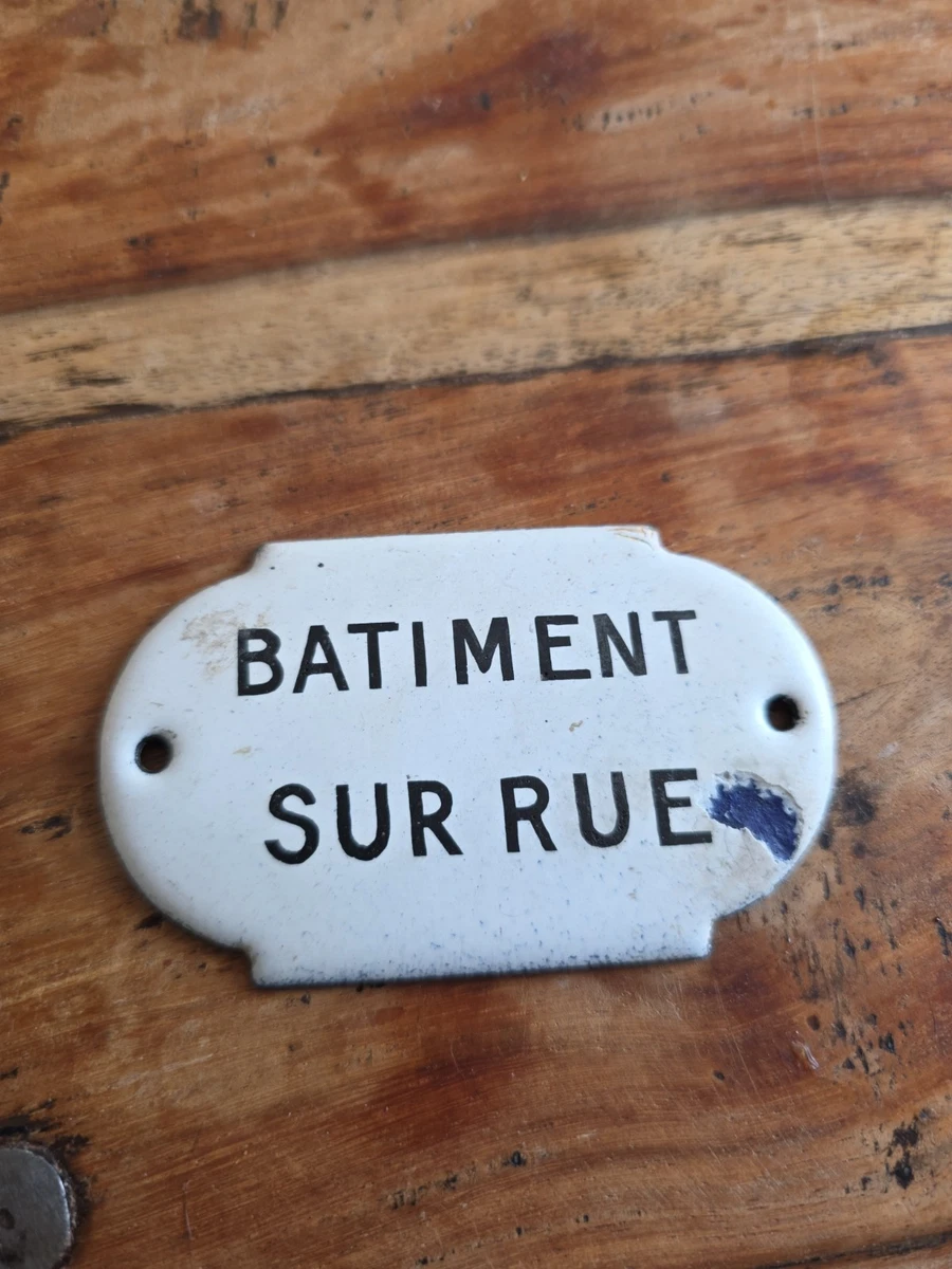 Ancienne petite plaque émaillée | Selency