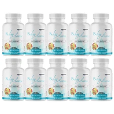 15 Day Cleanse Supplement Support for Cleansing and Gut Detox - 10 Bottles