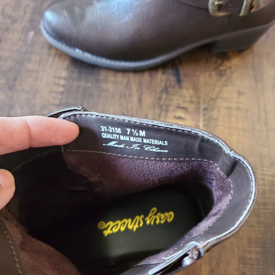 Easy Street Skyler Marrón Estilo Occidental Botines, Mujer Talla 7.5 M EE. UU. Foto 4 de 4