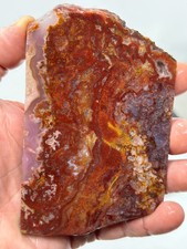 Mexican Red Moss Agate Slab Lapidary Cabbing Combo Ship Avail