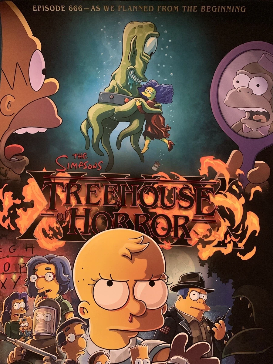SDCC 2019 THE SIMPSONS Treehouse Of Horror XXX Comic Con Poster Exclusive  FOX | eBay